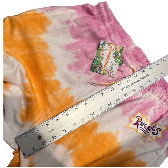 Rugrats Sweatpants WMNS 1X Tie Dye Nickelodeon Pink Tommy Spring Easter Colorful - Picture 5 of 8